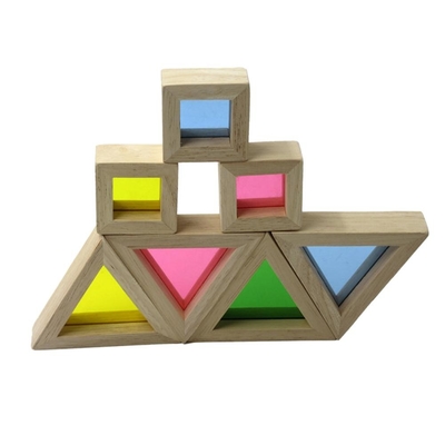 Acryl Onderwijs24pcs-RegenboogBouwstenen voor Jonge geitjesgift