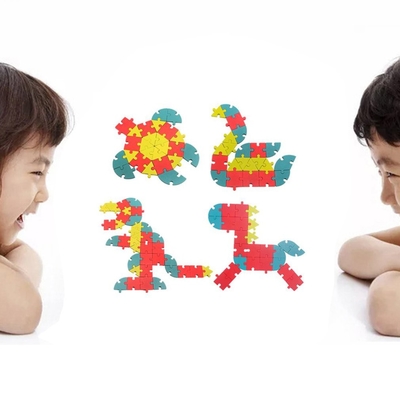 De Bouwsteen1set DIY 3D Onderwijs van de kinderen Houten Creatieve Figuurzaag