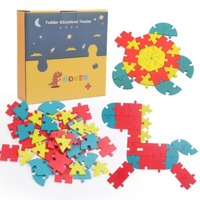 De Bouwsteen1set DIY 3D Onderwijs van de kinderen Houten Creatieve Figuurzaag