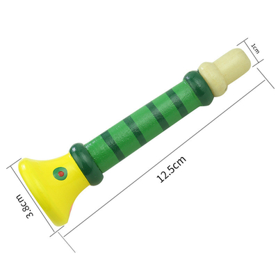 Hete van het het Fluitje Muzikale Instrument van de Baby Houten Hoorn Kleurrijke het Speelgoedjonge geitjes