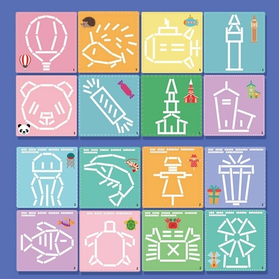 Rekenkundige Puzzel Houten voor Kind die vroeg het Logische Denken leren