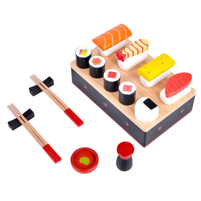 Verlichting van het de Sushi Vroege Onderwijs van de simulatie de Houten Miniatuurkeuken Vastgestelde