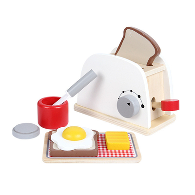 De Machine Houten MiniatuurdieKeuken van de simulatiekoffie voor Baby het Vroege Leren wordt geplaatst