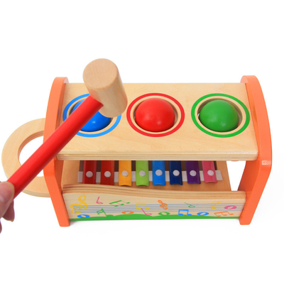 Houten de Percussielijst van de Beeldverhaalregenboog voor Kinderen Vroeg Onderwijs