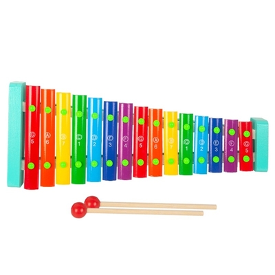 Jonge geitjes Houten Xylofoon 15 de Piano van de Tonenslag Onderwijs met 2 Houten hamers