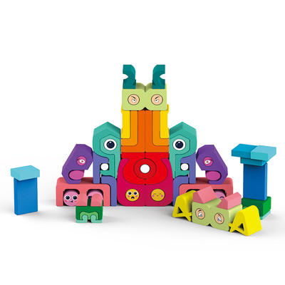 Houten de RegenboogBouwstenen Montessori van kinderen Onderwijs