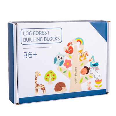 Houten Forest Music Animal Balanced String parelt Bouwstenen Onderwijs