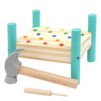 Het houten het Hameren van de de Kennishand van de Lijstkleur van de het Oogcoördinatie Vroege Onderwijs