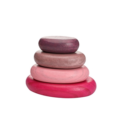 Gestapelde Evenwichtige Steen van baby de Houten Montessori Jenga Regenboog het Stapelen van Vrije BPA